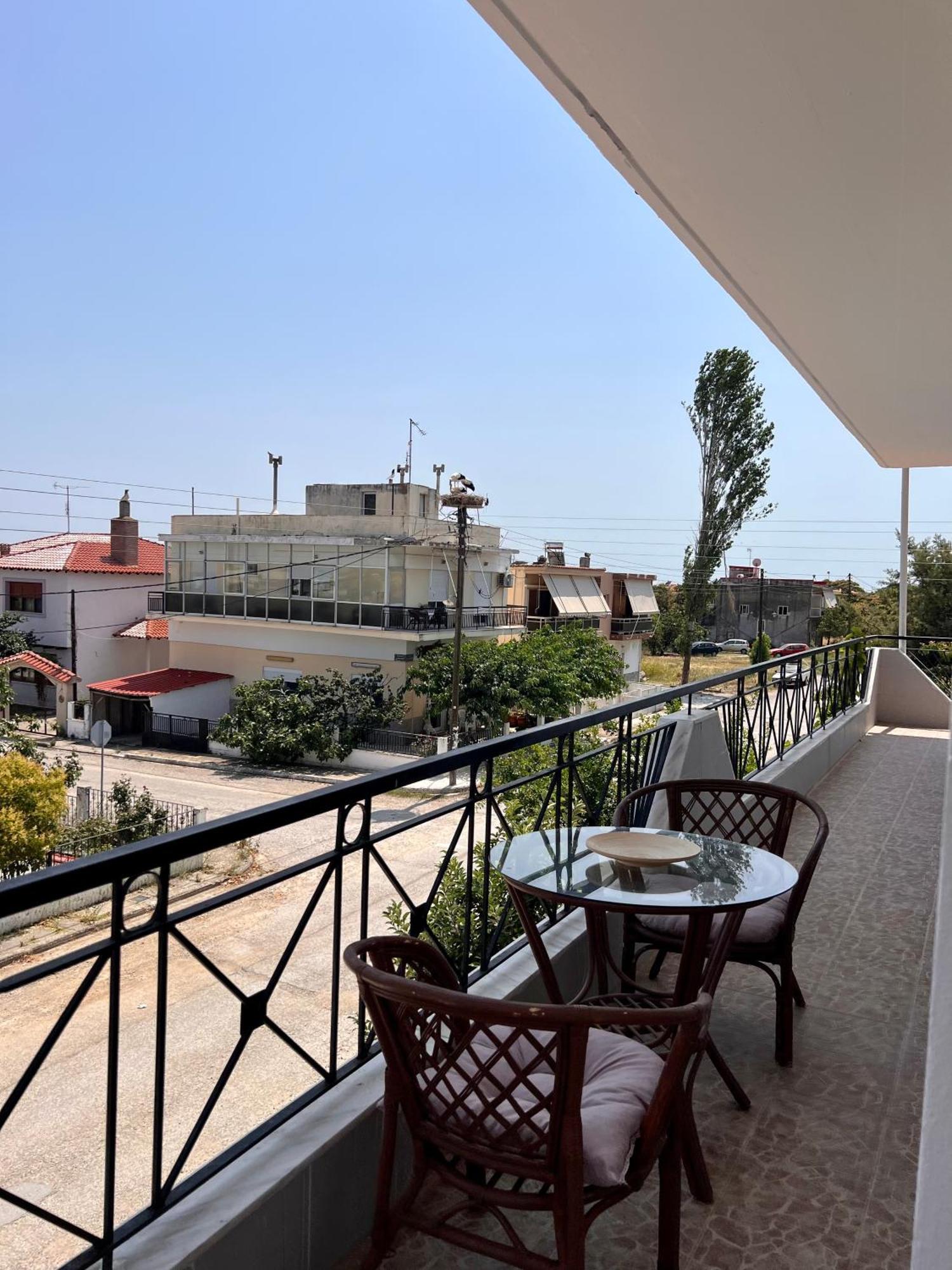 Dimitra House Entire Apartment With Balcony And View Pherrai Esterno foto
